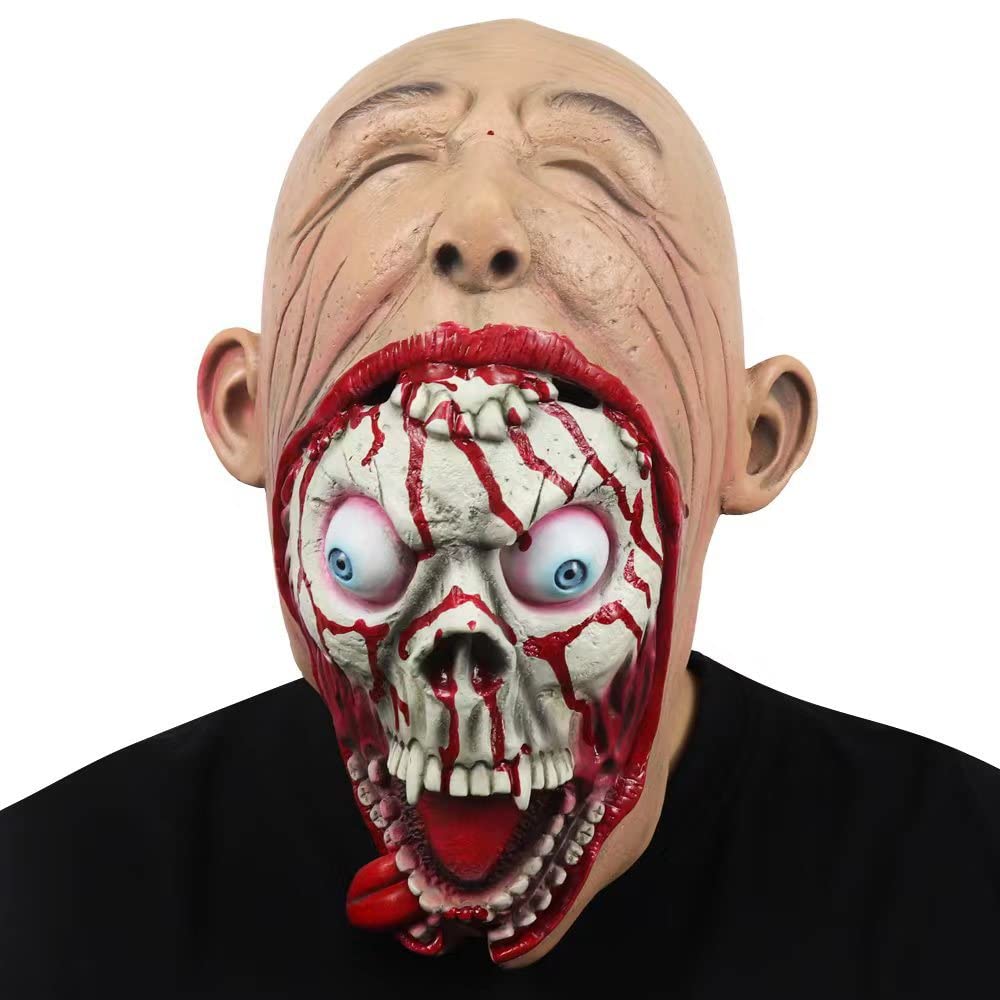 Amazon.com: HEPYLAIFU Fiend mask Halloween Horror Alien Demon
